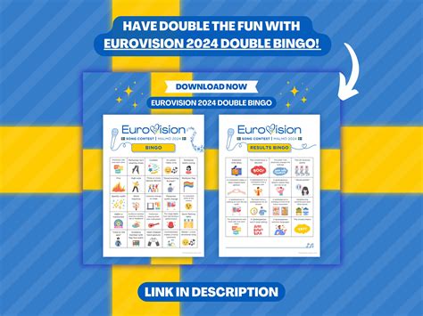 esc 2024 bingo|Eurovision 2024 Bingo Sheets (12 Player Cards) .